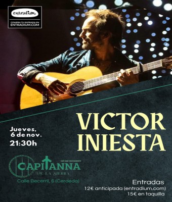 Víctor Iniesta en concierto en Madrid