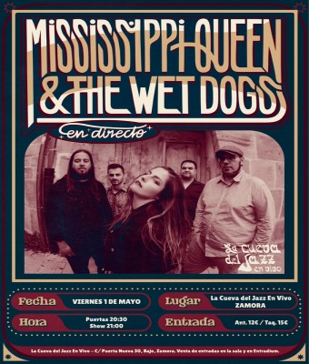 Mississippi Queen and The Wet Dogs en Zamora