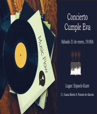 Concierto Cumple Eva en Madrid