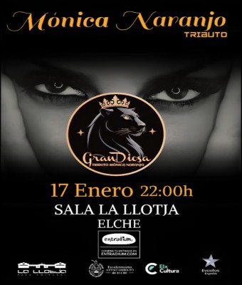 Tributo Oficial a Mónica Naranjo-GranDiosa. Vive sus grandes éxitos en directo. en Alicante/Alacant