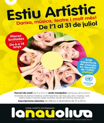 Espectacle de cloenda de l'Estiu Artístic 2026 de La Nau Oliva en Girona