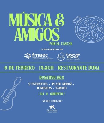 MÚSICA & AMIGOS POR EL CÁNCER en Málaga