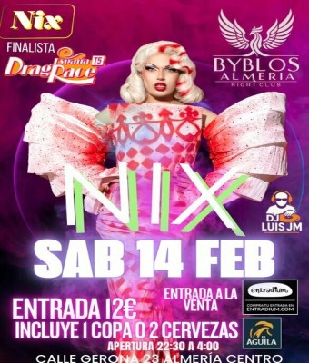 Nix Finalista Drag Race España T5 en Almería