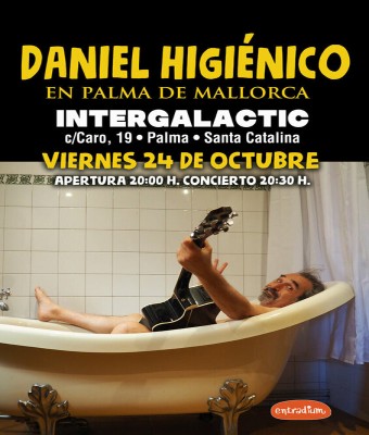 Daniel Higiénico en Palma (Intergalactic) en Balears, Illes