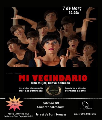 Mi vecindario. Una mujer, nueve cabezas en Barcelona