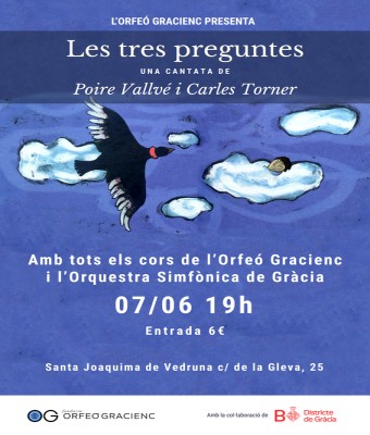 Les tres preguntes - Cantata de Poire Vallvé en Barcelona
