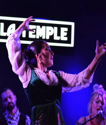 Tablao flamenco + bebida en Sala Temple en Madrid