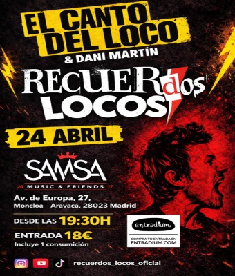 RECUERDOS LOCOS EN POZUELO - SAMSA CLUB en Madrid