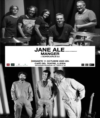 Concert presentació Jane Ale, Manger i Superjurlis DJ Set en Lleida