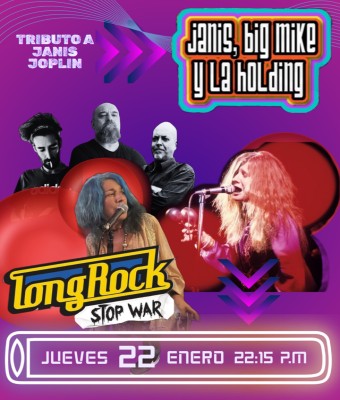 Tributo a Janis Joplin - Janis, Big Mike y la Holding en Sevilla