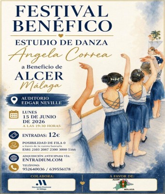 Festival Benéfico Estudio de danza Ángela Correa a beneficio de ALCER Málaga