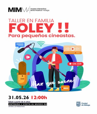 Taller de Foley para pequeños cineastas: ¡Haz que suene! en Málaga