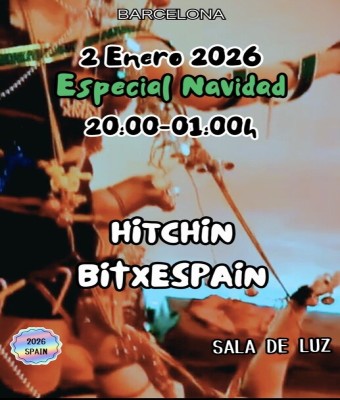 Hichin Bichs/ Edición Play Party Navideña/ Sala de Luz / 2 de Enero 2026 en Barcelona