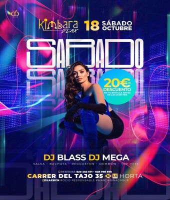 KIMBARA DLAX · SÁBADO 18OCT en Barcelona