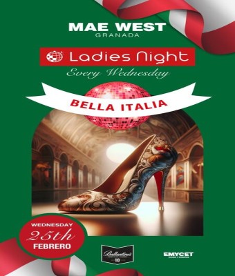 Discoteca Mae West Granada - Miércoles 25 Febrero de Ladies Night