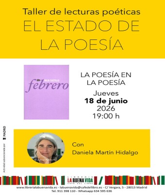 El estado de la poesía. Taller de lecturas poéticas. 'La poesía en la poesía' en Madrid