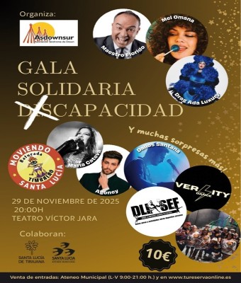 GALA SOLIDARIA DISCAPACIDAD en Gran Canaria