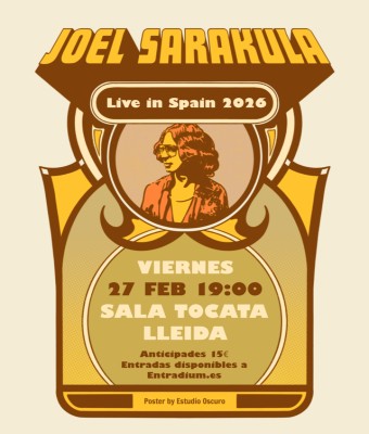 Joel Sarakula en Sala Tocata, Lleida