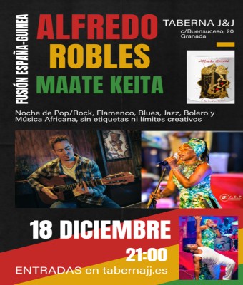 Alfredo Robles & Maate Keita: fusión España y Guinea en Granada