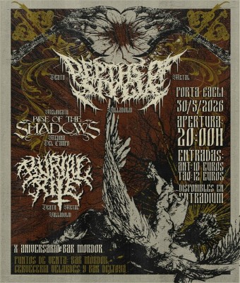 DEPTHS OF STYGIA + RISE OF THE SHADOWS + BURIAL RITE  //  X ANIVERSARIO MORDOR ROCK BAR en Valladolid