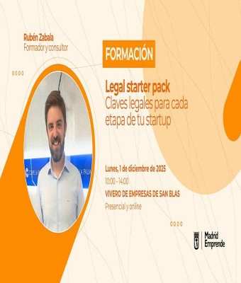 Formación gratis | Claves legales para cada etapa de tu startup en Madrid