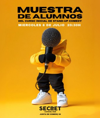 Primera presentación del taller de Stand up Secret Comedy Club en Barcelona