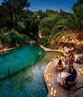 Cena junto al lago, guitarra española en Balears, Illes