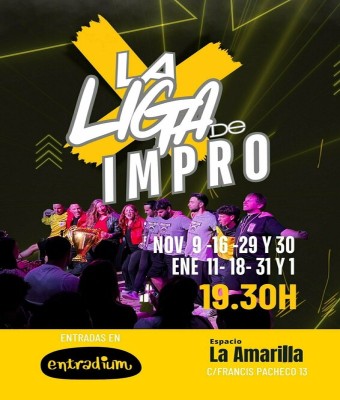 La liga de Impro Espacio La Amarilla en Málaga