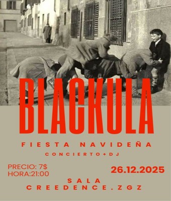 Fiesta Navideña BLACKULA RECORDS en SALA CREEDENCE - Zaragoza