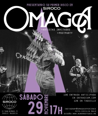 OMAGA presentación de primer disco en Madrid