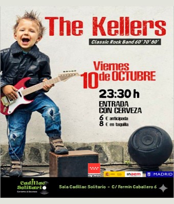 The Kellers - Clasicos Rock 60s, 70s, 80s en Madrid