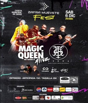 ZAFRA MUÉVETE FEST 2025 – Tributos a Queen y Héroes del Silencio + DJ Live Show en Badajoz