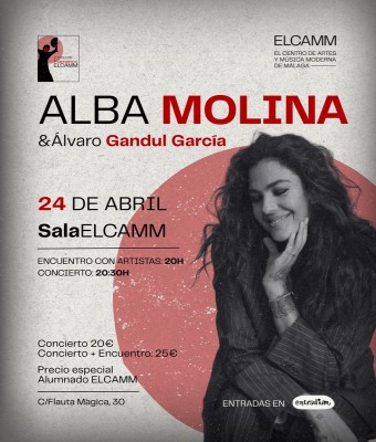alba molina en la sala elcamm · concierto flamenco en Málaga