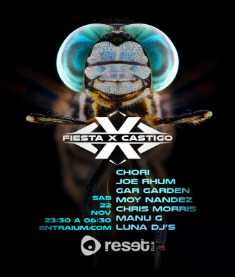 FiestaXcastigo 22.11 en Zaragoza