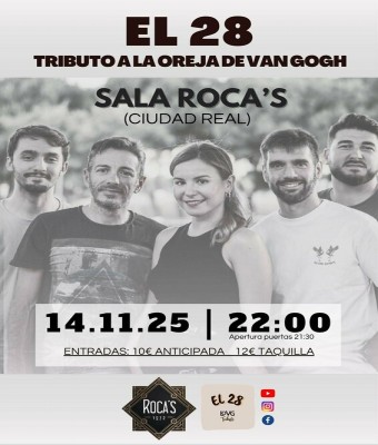 EL 28 TRIBUTO A LA OREJA DE VAN GOGH en Ciudad Real