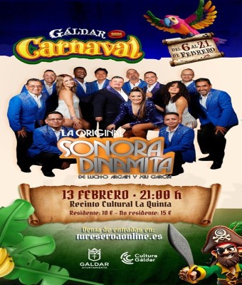 GÁLDAR CARNAVAL 2026 - LA ORIGINAL BANDA SONORA DINAMITA en Gran Canaria
