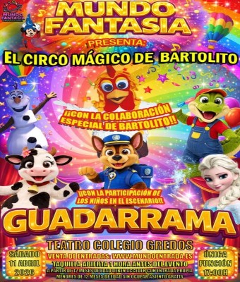 EL CIRCO MÁGICO DE BARTOLITO EN GUADARRAMA en Madrid