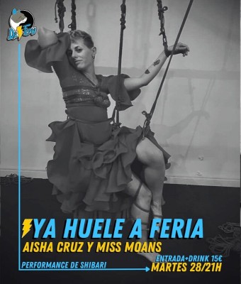 YA HUELE A FERIA Performance de Shibari en Barcelona