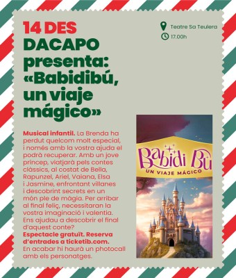 Musical infantil Babidibú, un viaje mágico en Balears, Illes