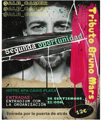 Alberto Camerino (Tributo Bruno Mars ) en Cádiz