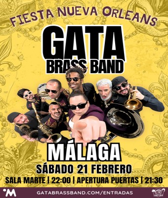 GATA BRASS BAND - MÁLAGA (SALA MARTE)