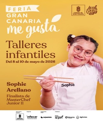 TALLERES INFANTILES DE COCINA FERIA GRAN CANARIA ME GUSTA 2026