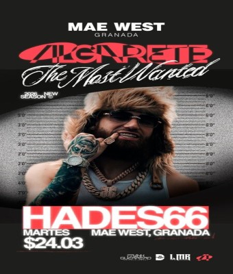 ALGARETE con HADES66 - 24 Marzo - Discoteca Mae West Granada