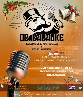 Dr. Karaoke especial Navidad en Canarias en Vivo en Palmas, Las