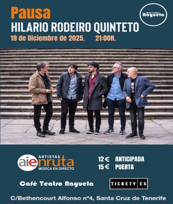 AIEnRUTa, Hilario Rodeiro, en Santa Cruz de Tenerife en el Café Teatro Rayuela