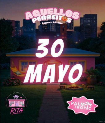 TARDEO SAB 30 DE MAYO TERRAZA AQUELLOS PERREITOS & PALM TROPIC en Madrid