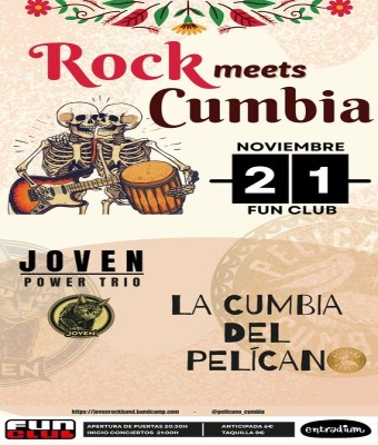 JOVEN + LA CUMBIA DEL PELÍCANO en Sevilla