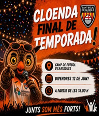 Sopar adults cloenda 2026 en SANT FELIU DE GUÍXOLS (GIRONA)