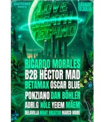 Love Death Techno en Madrid - Autocine Madrid