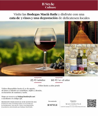 Visita guiada y cata de vinos Bodegas Macià Batle en Balears, Illes